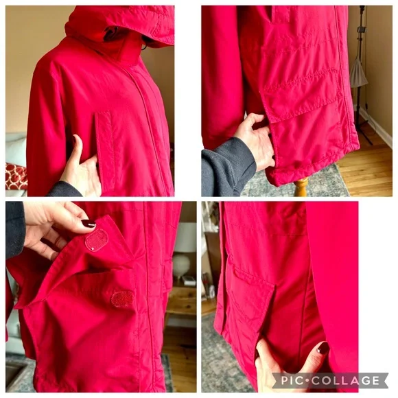Land’s End Squall Waterproof Insulated Parka Size Women’s 10 Petite - Picture 11 of 13